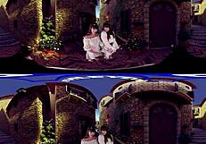 Surprised menage a trois with Alison Rey and Luna Rival?