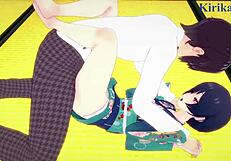 rinze morino and hana suzuki having intense sex in shiny colors hentai