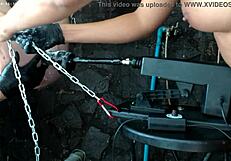 anime hentai sex machine in action with intense pounding