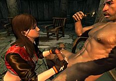 Asian Teen Miya Gets Fucked In POV Hardcore Scene In Skyrim 3D