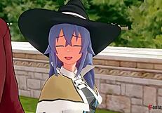 Hey guys, check out eris catching roxy in action and joining the 3d cartoon fun!