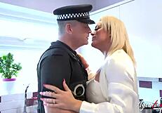 Agedlove blonde mature sucks cock before hardcore european banging