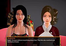 Anime Blonde With Big Tits In Family