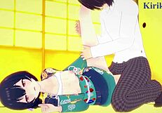 rinze morino and hana suzuki having intense sex in shiny colors hentai