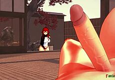 Hey guys, check out eris catching roxy in action and joining the 3d cartoon fun!