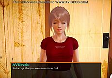 Anime Blonde With Big Tits In Family