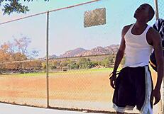 Damn! Horny Young 18+ Cheerleader May Lee Pounded by Two Black Studs!