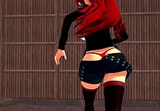 Hey guys, check out eris catching roxy in action and joining the 3d cartoon fun!