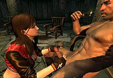 Asian Teen Miya Gets Fucked In POV Hardcore Scene In Skyrim 3D