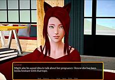 Wow, my new family shows off big tits and ass!