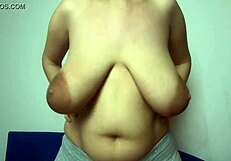 Clapping my tits, wanna see how they bounce for real?