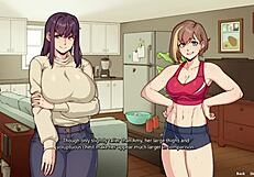 Big Tits Futa and Sexy Bestie in Hentai Gameplay with Toys