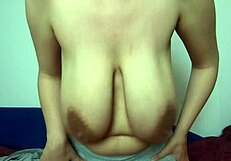 Clapping my tits, wanna see how they bounce for real?