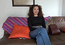 Petite red Latina gets pounded in hardcore audition scene