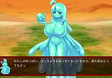 Intense succubus duel vs slime succubus in hentai game