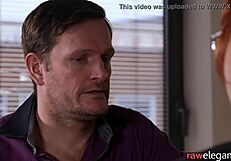 Wow, busty spex lesbian, you’re getting eaten out so good right now!