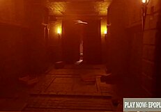 3D animated porn with an RPG style in a tempting room
