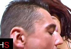 Can she handle being fucked in every swollen hole?