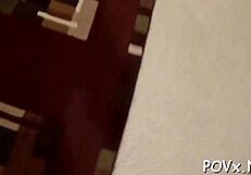 Hey, wanna see this teen give a rough POV blowjob?