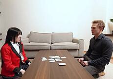 Yumeko Jabami Defeated And Roughly Fucked On Table