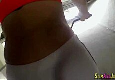 big booty slut gets railed hard outdoor... damn!!