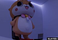 Gran Debut En Vivo With 3D Anime Creampie