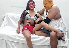 Father-In-Law Sees Me in Small Clothes and Fucks Me