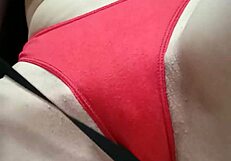 playing with ribbon accidentally