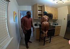 Quickie Sex with Spanish Pornstar and Big Black Cock Brings Intense Orgasm