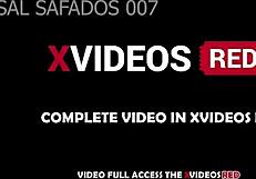 Beautiful ebony woman experiences rough orgasm with cumshot inside after bar