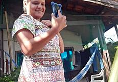 Emotional virtual date with Paty's big ass and pussy via WhatsApp