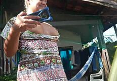 Emotional virtual date with Paty's big ass and pussy via WhatsApp