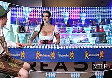 I fantasize about fucking hot bartender Payton Preslee in Oktober fest
