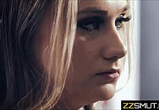 student getting fucked by teacher and principal in classroom 😈