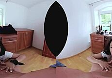 Spanish brunette offers amazing blowjob with big tits