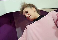 sexy secretary humiliates with feet licking and toys