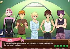 I play games with my young friend