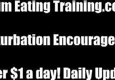 Femdom Humiliation with Cum Swallow Instructions and Jerk Off Commands