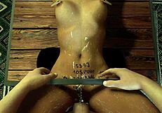 POV BDSM BOUND WHORE CREAMED AND PISSES