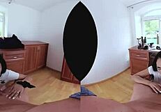 Spanish brunette offers amazing blowjob with big tits