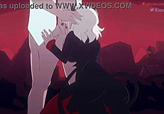 modeus the lustful demon in helltaker parody