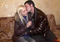 Hardcore Fuck Bent Over Betsey Kite's Shaved Pussy