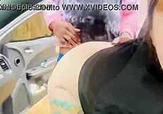 Celebrity couple caught filming at wild national park.