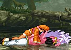 Hentai mugen showcases majin android 21 in action.