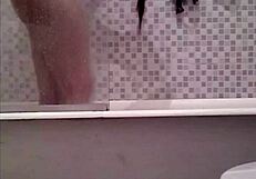 spying on sister in bath