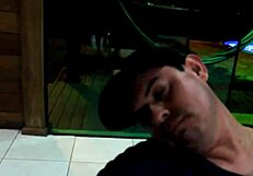 watch the latina get anal creampie while playing pool with cuckold