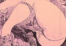 Vintage erotic drawings from antique comics.