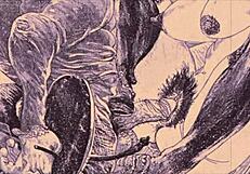 Vintage erotic drawings from antique comics.