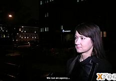 Sexy Cutie Surprised By Casting Cumshot