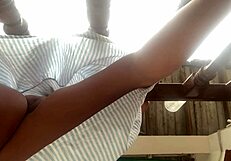 Stepmother’s big ass and huge boobs in a homemade video